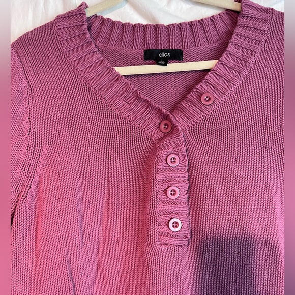 Ellos Pullover Sweater Top Size L 18/20 - Picture 2 of 8